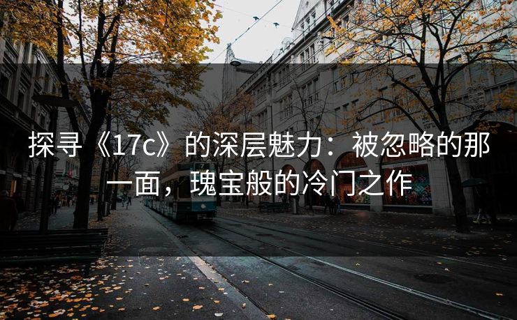 探寻《17c》的深层魅力：被忽略的那一面，瑰宝般的冷门之作